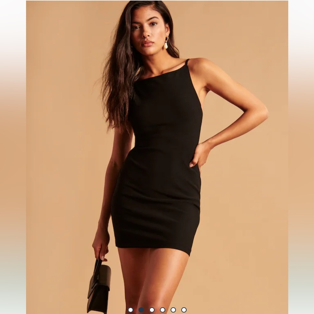 Abercrombie and Fitch Boatneck Low Back Mini Dress